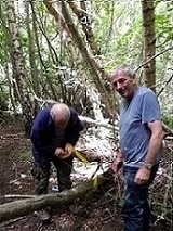 Bob Working Ian assisting